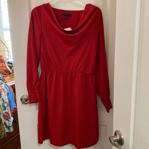 Banana Republic Red Dress.
